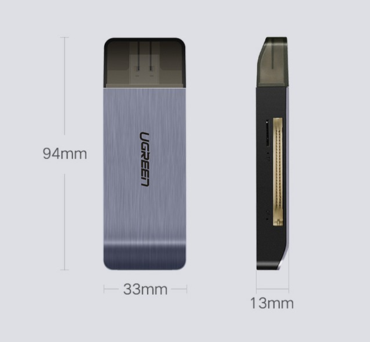 Đầu Đọc Thẻ USB 3.0 Hỗ Trợ SD/TF/CF/MS UGREEN 50541 Chính Hãng